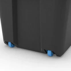 KIS Scuba Opbergbox L - 80L - zwart/blauwe clips