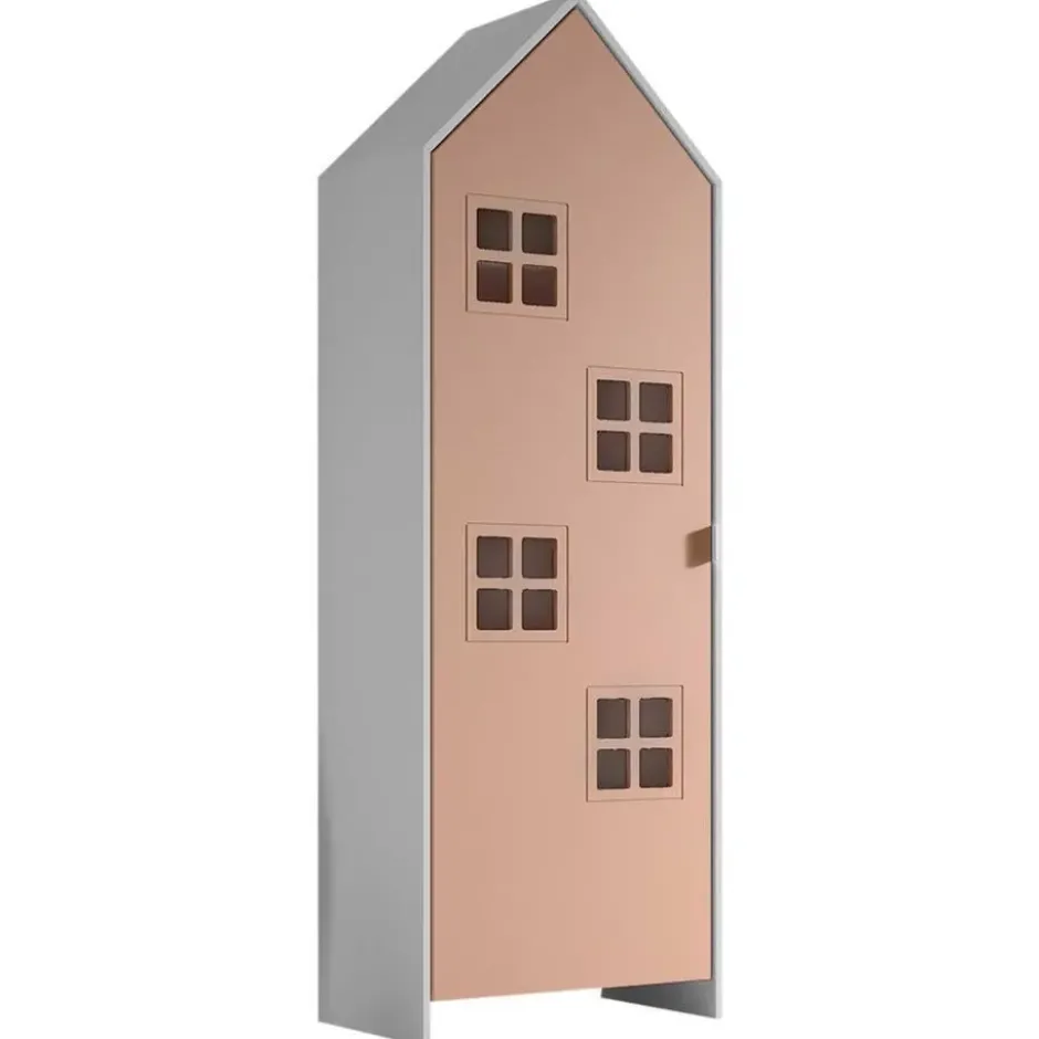 Kledingkast Casami Bruges - 58x37x172 cm - Roze