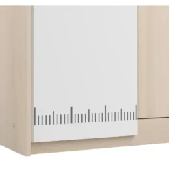 Kledingkast Charly 2-deurs - acaciakleur - 180x85x52 cm