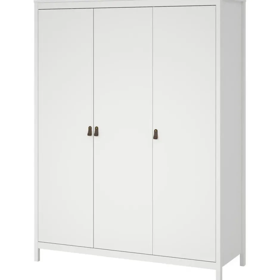 Kledingkast Madeira 3-deurs - wit - 199x150x58 cm