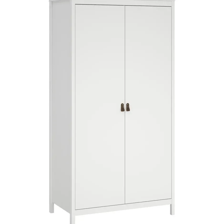 Kledingkast Madeira 2-deurs - wit - 199x102x58 cm