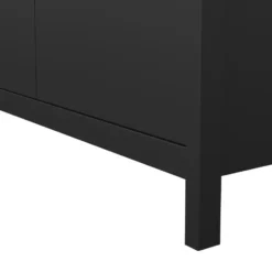 Kledingkast Madeira 2-deurs - zwart - 199x102x58 cm