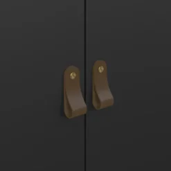 Kledingkast Madeira 2-deurs - zwart - 199x102x58 cm