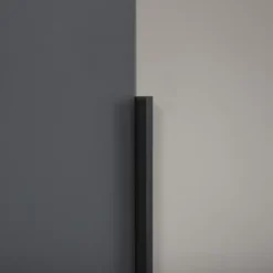 Kledingkast Milaan 4-deurs - grafiet/greige -236x180x58 cm