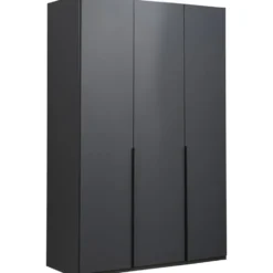 Kledingkast Milaan 3-deurs- grafiet - 208x135x58 cm