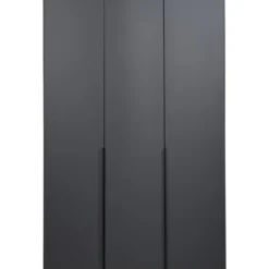 Kledingkast Milaan 3-deurs- grafiet - 208x135x58 cm