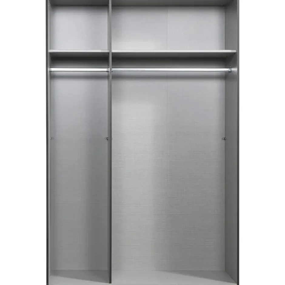 Kledingkast Milaan 3-deurs - grafiet - 236x135x58 cm
