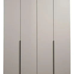 Kledingkast Milaan 4-deurs - greige -236x180x58 cm