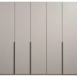Kledingkast Milaan 5-deurs - greige - 208x225x58 cm