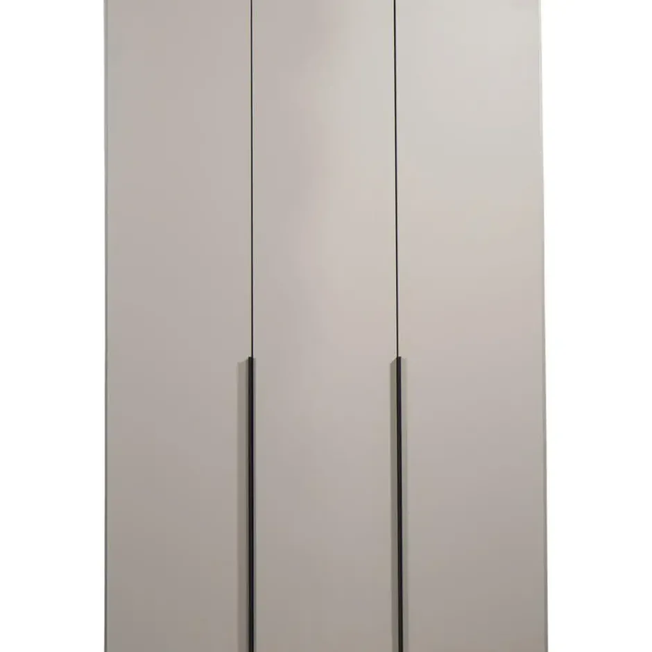 Kledingkast Milaan 3-deurs - greige - 208x135x58 cm