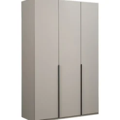 Kledingkast Milaan 3-deurs - greige - 208x135x58 cm
