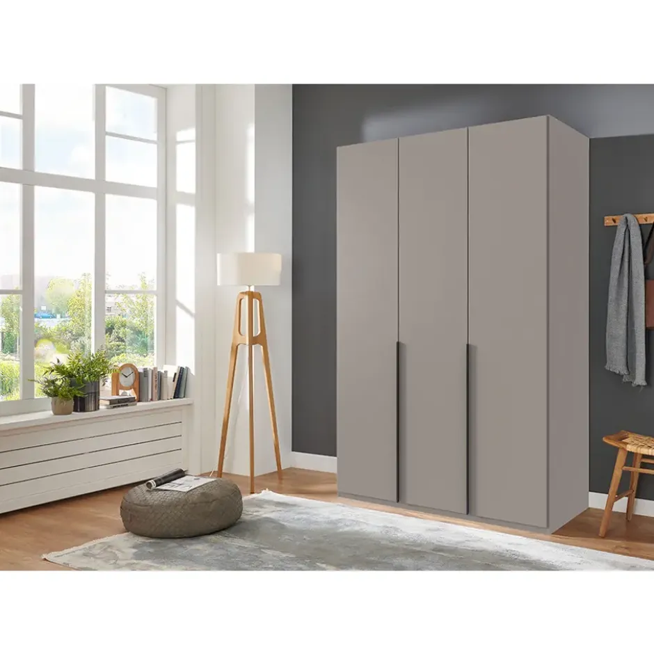 Kledingkast Milaan 3-deurs - greige - 208x135x58 cm