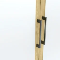 Kledingkast Penrith 4 deurs - eikenkleur - 204x181x58 cm