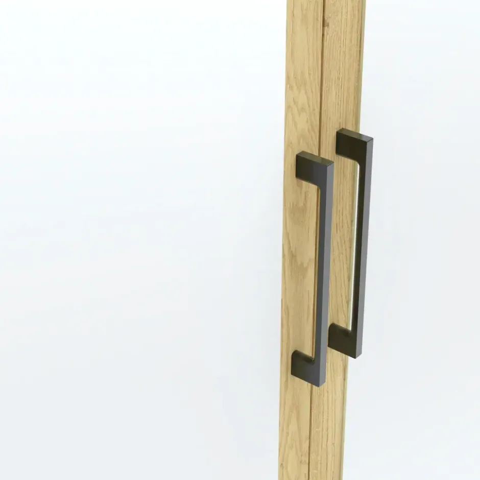 Kledingkast Penrith 3 deurs - eikenkleur - 204x145x58 cm