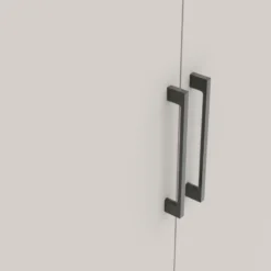 Kledingkast Penrith 4 deurs - greige - 204x181x58 cm