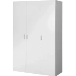 Kledingkast Space 3-deurs - wit - 175,4x115,8x49,5 cm