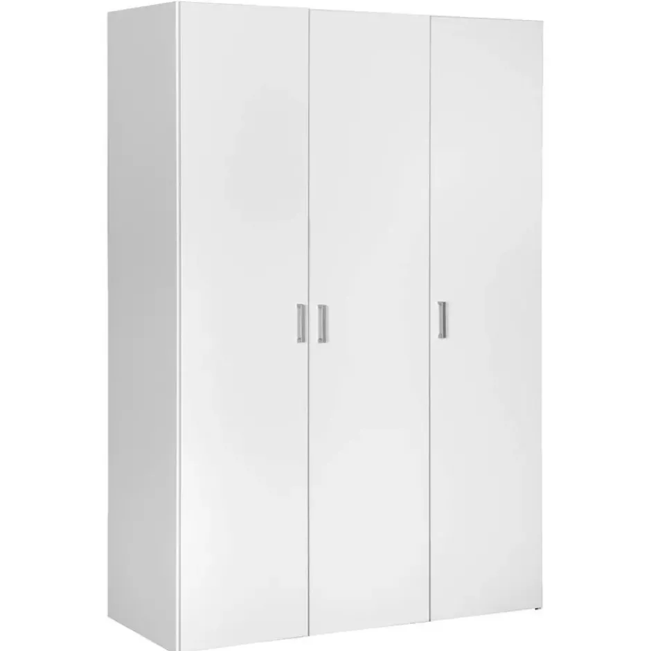Kledingkast Space 3-deurs - wit - 175,4x115,8x49,5 cm