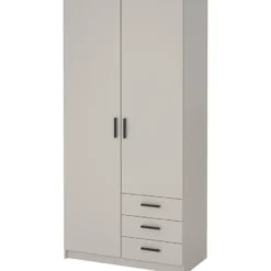 Kledingkast Sprint 2-deurs - greige - 200x98,5x50 cm