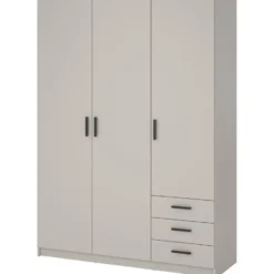 Kledingkast Sprint 3-deurs - greige - 200x147x50 cm