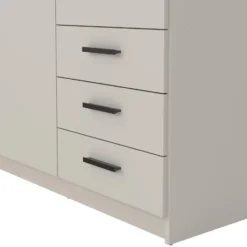 Kledingkast Sprint 3-deurs - greige - 200x147x50 cm