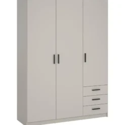 Kledingkast Sprint 3-deurs - greige - 200x147x50 cm