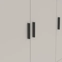 Kledingkast Sprint 3-deurs - greige - 200x147x50 cm
