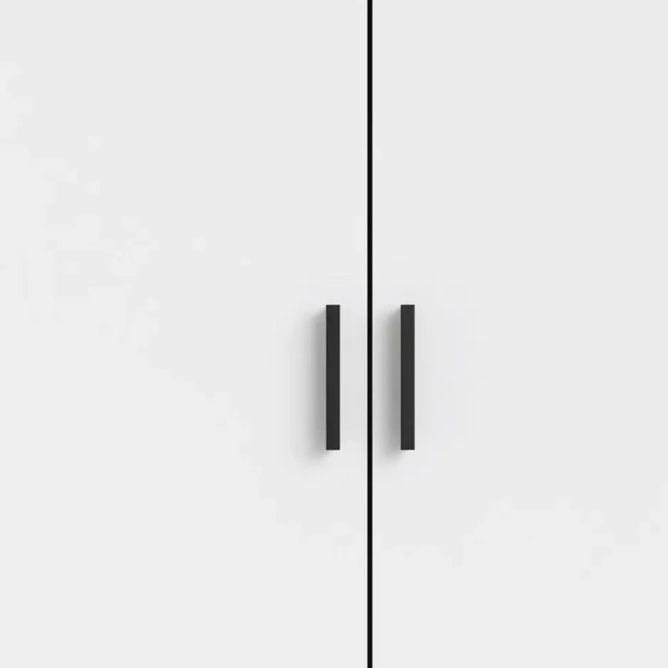Kledingkast Sprint 3-deurs - wit - 200x147x50 cm