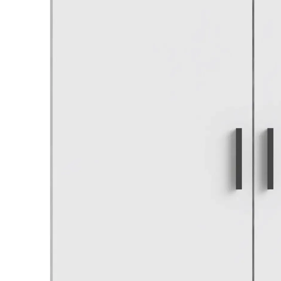 Kledingkast Sprint 2-deurs - wit - 200x98,5x50 cm