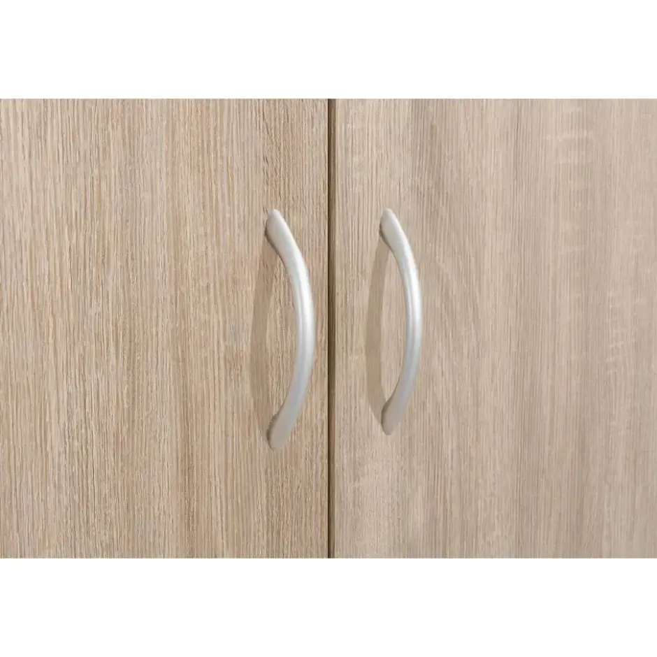 Kledingkast Varia 2-deurs - licht eiken - 175x97x50 cm