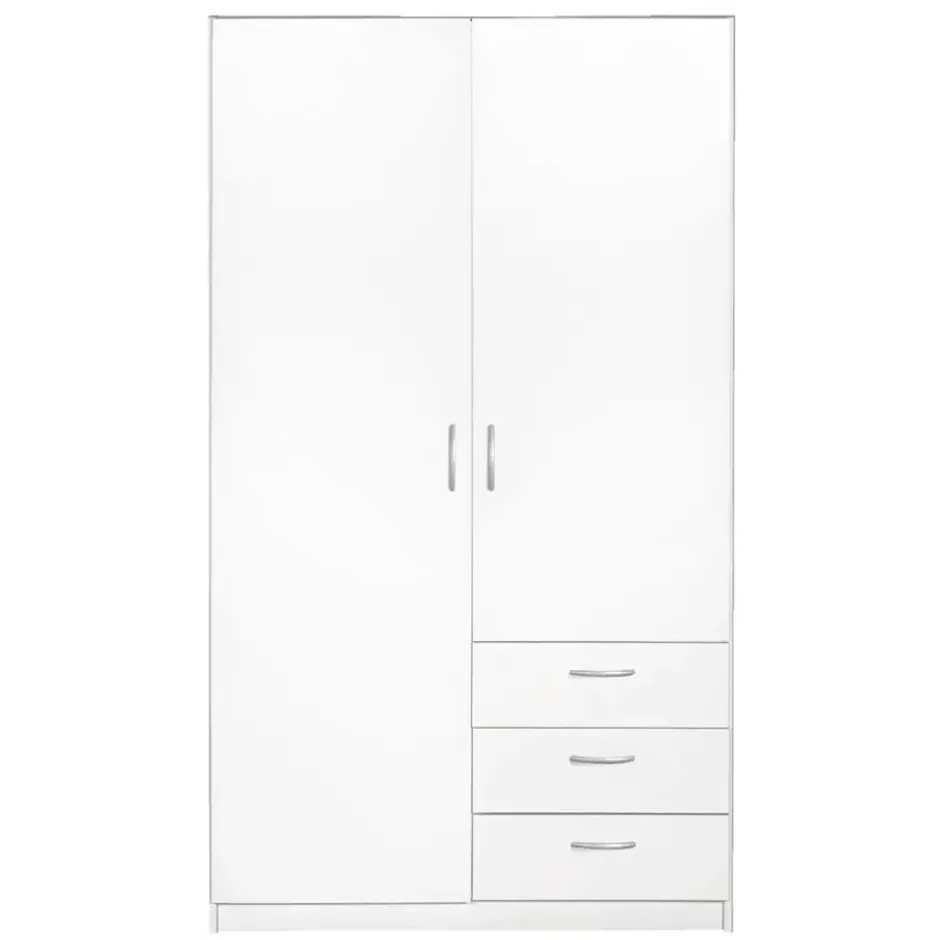 Kledingkast Varia 2-deurs - wit - 175x97x50 cm