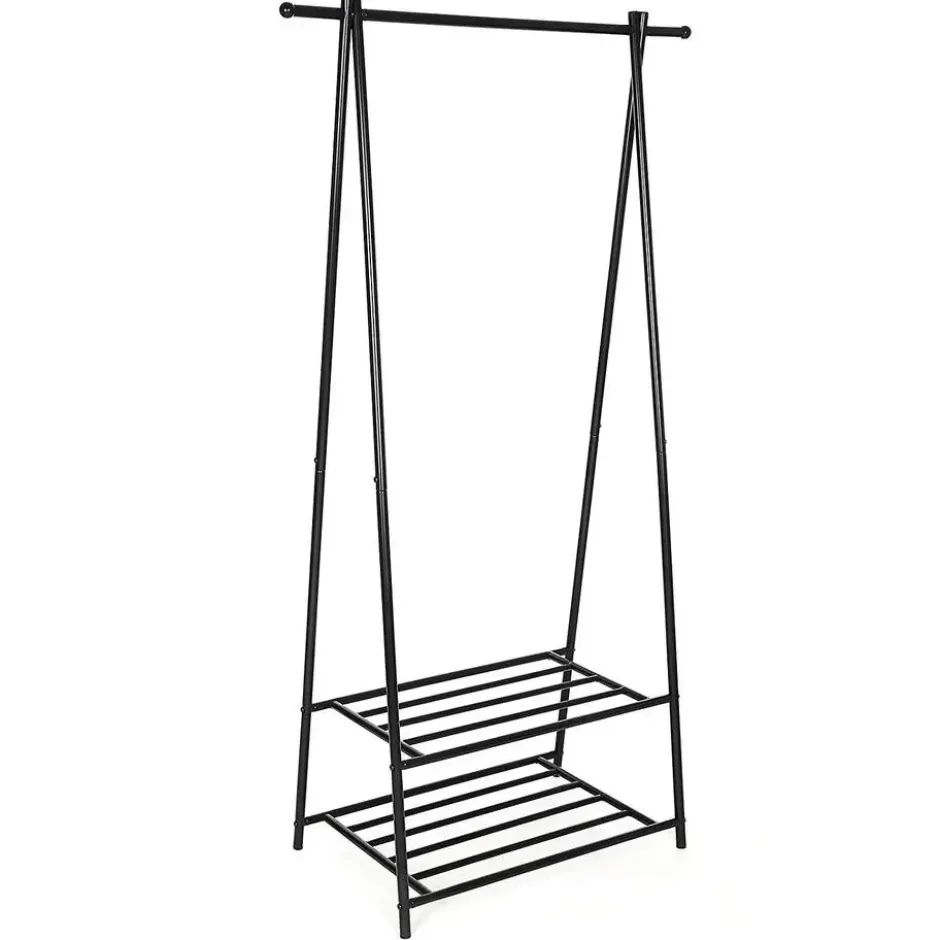 Kledingrek - metaal - zwart