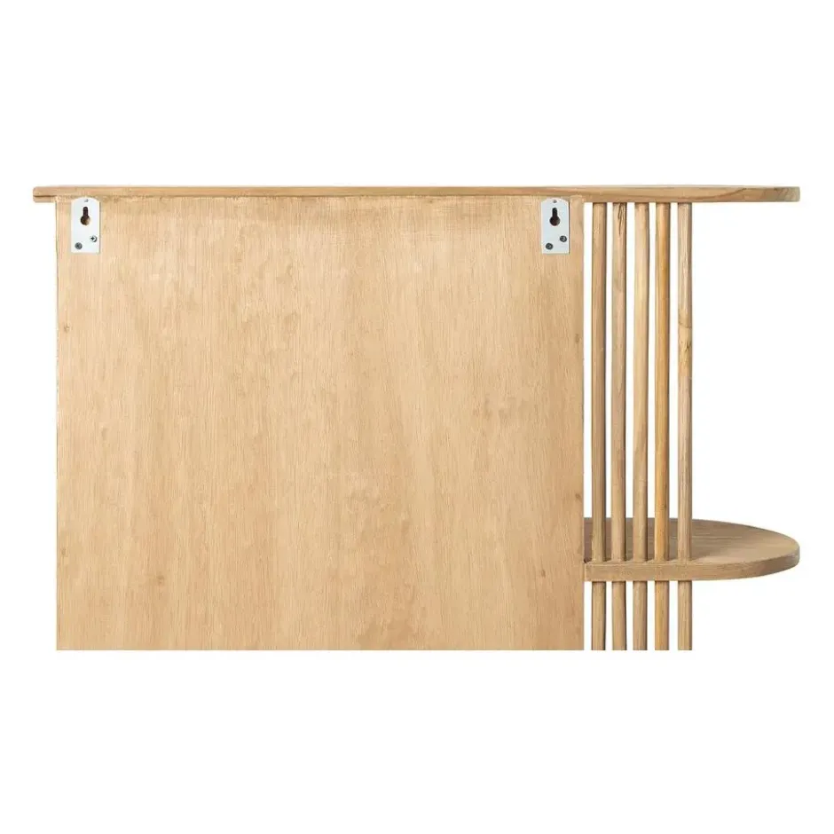 Klein badkamermeubel CIMAHI - 65 cmx20 cmx65 cm - Natuurlijk licht Hout paneel