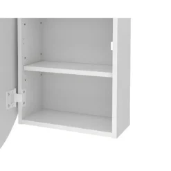 Klein badkamermeubel RURI - 48 cmx15 cmx60 cm - Wit Hout paneel