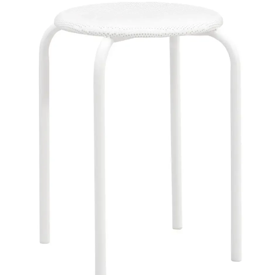 Kruk Lot - wit - 45xØ29,5 cm