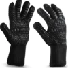 Krumble Hittebestendige oven handschoen - Zwart - Set van 2