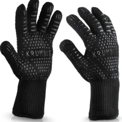 Krumble Hittebestendige oven handschoen - Zwart - Set van 2