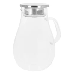 Krumble Karaf met handvat en dop met filter - 1,5 L - Glas - Transparant