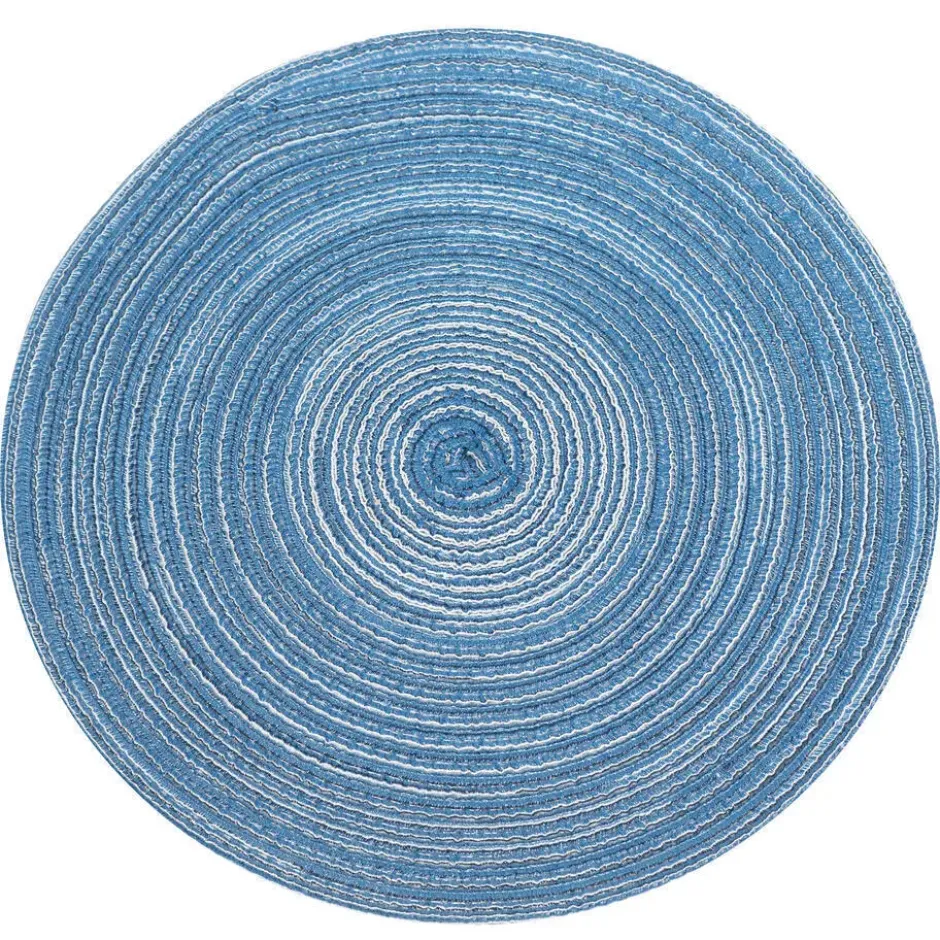 Krumble Placemat rond - Blauw