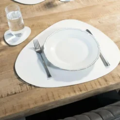 Krumble Placemat set design - 2 stuks - Wit