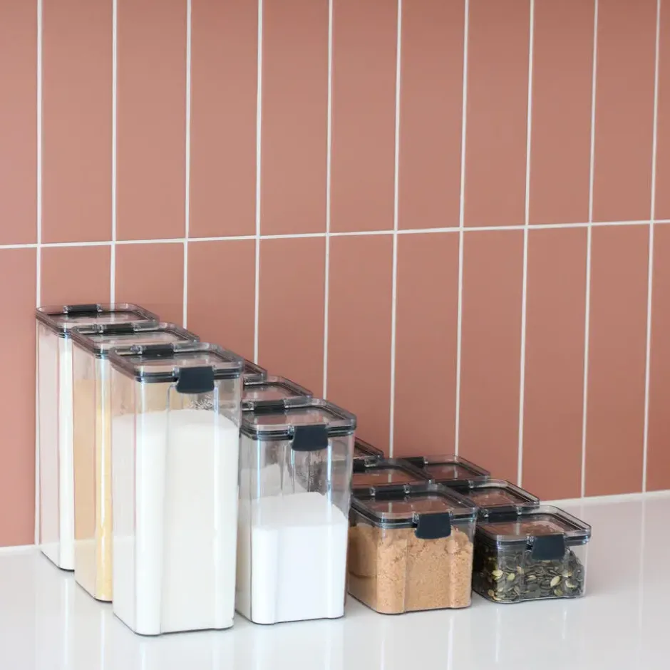 Krumble Voorraadpot plastic 1300 ml - Set van 4