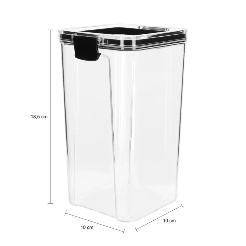 Krumble Voorraadpot plastic 1300 ml - Set van 4