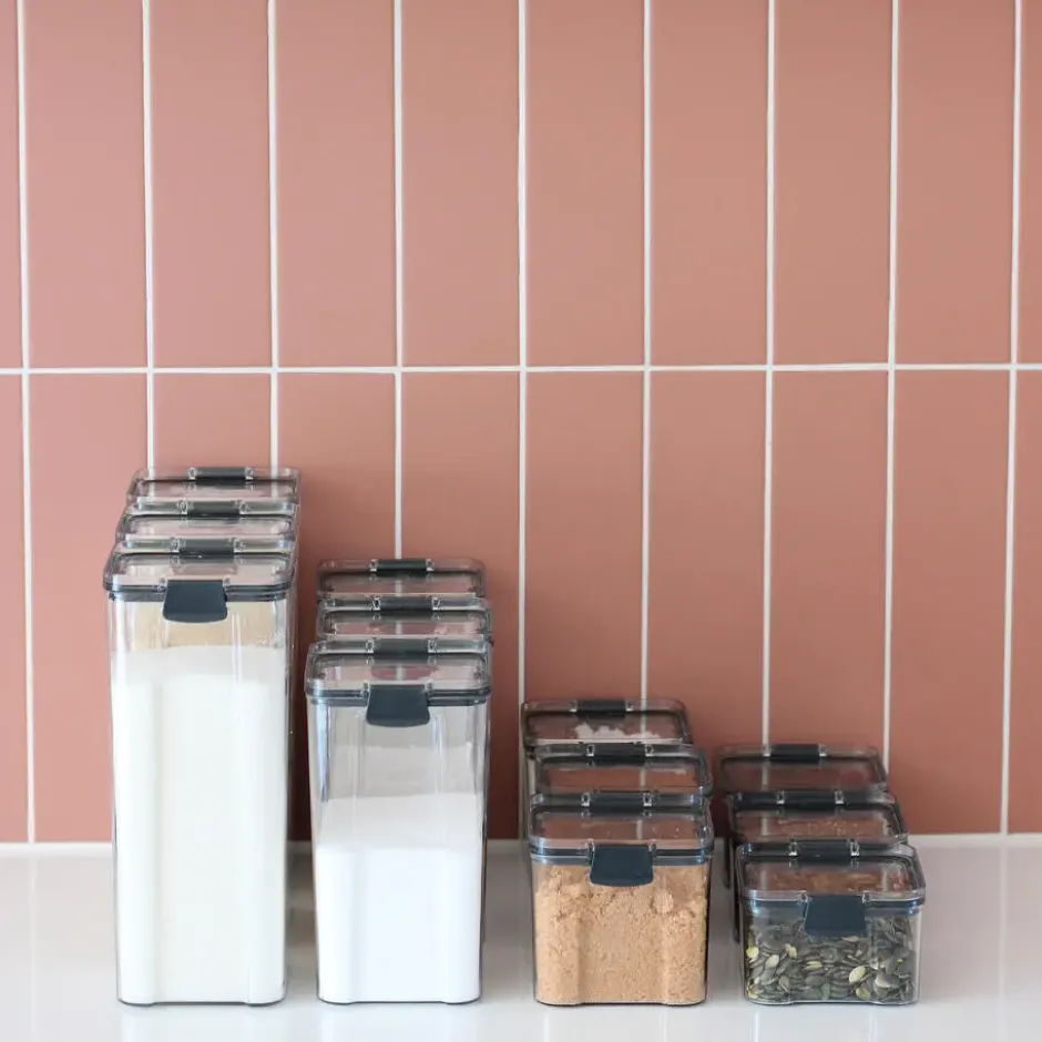 Krumble Voorraadpot plastic 1300 ml - Set van 4