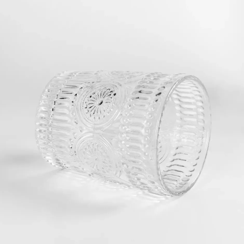 Krumble Waterglas vintage - 260 ml - Set van 6