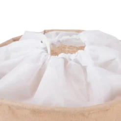 Kruzzel Speelgoedmand - beige - 35L - 32 x 43 cm - opbergmand