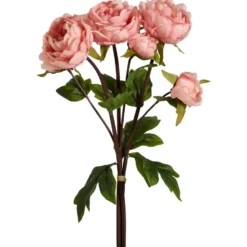 Kunstbloem Peony Bundle - mauve - 50 cm