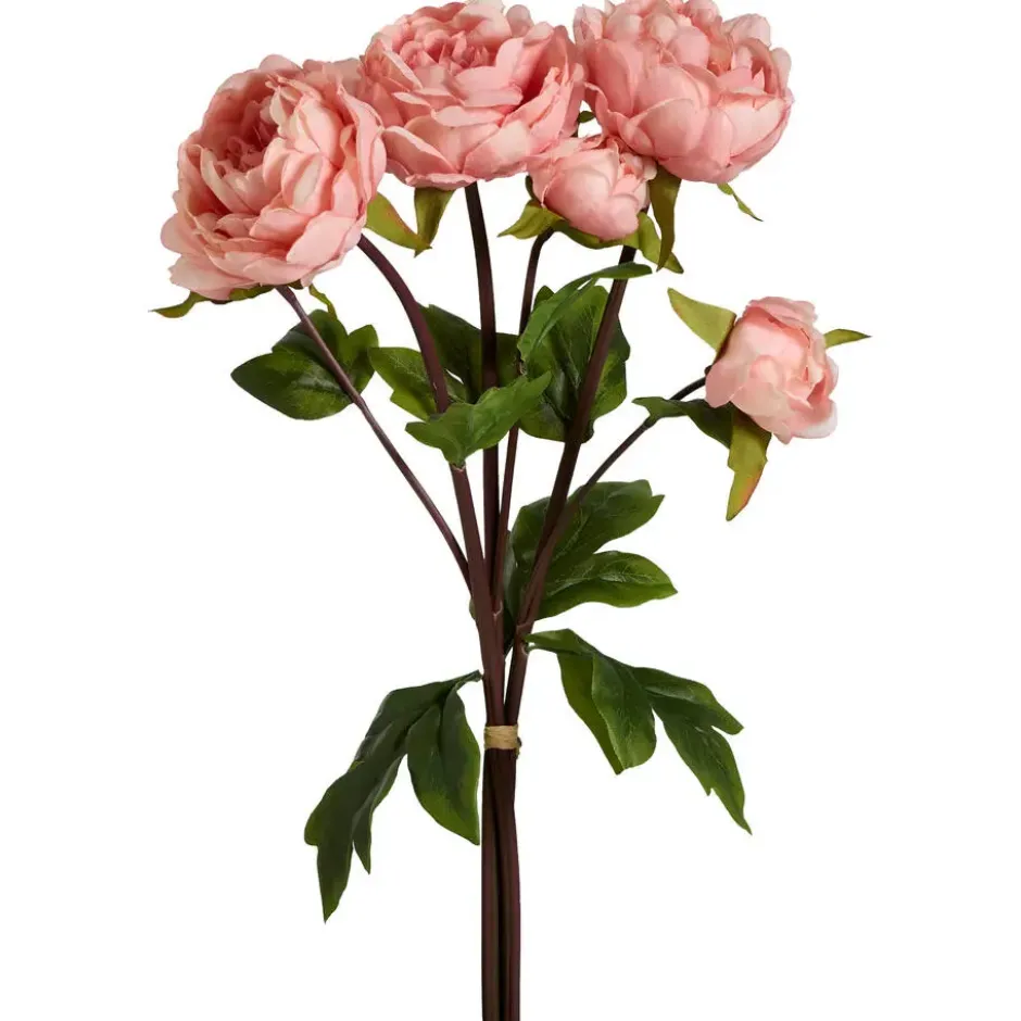 Kunstbloem Peony Bundle - mauve - 50 cm