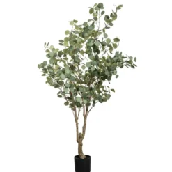 Kunstplant Eucalyptus in pot - groen - 180 cm
