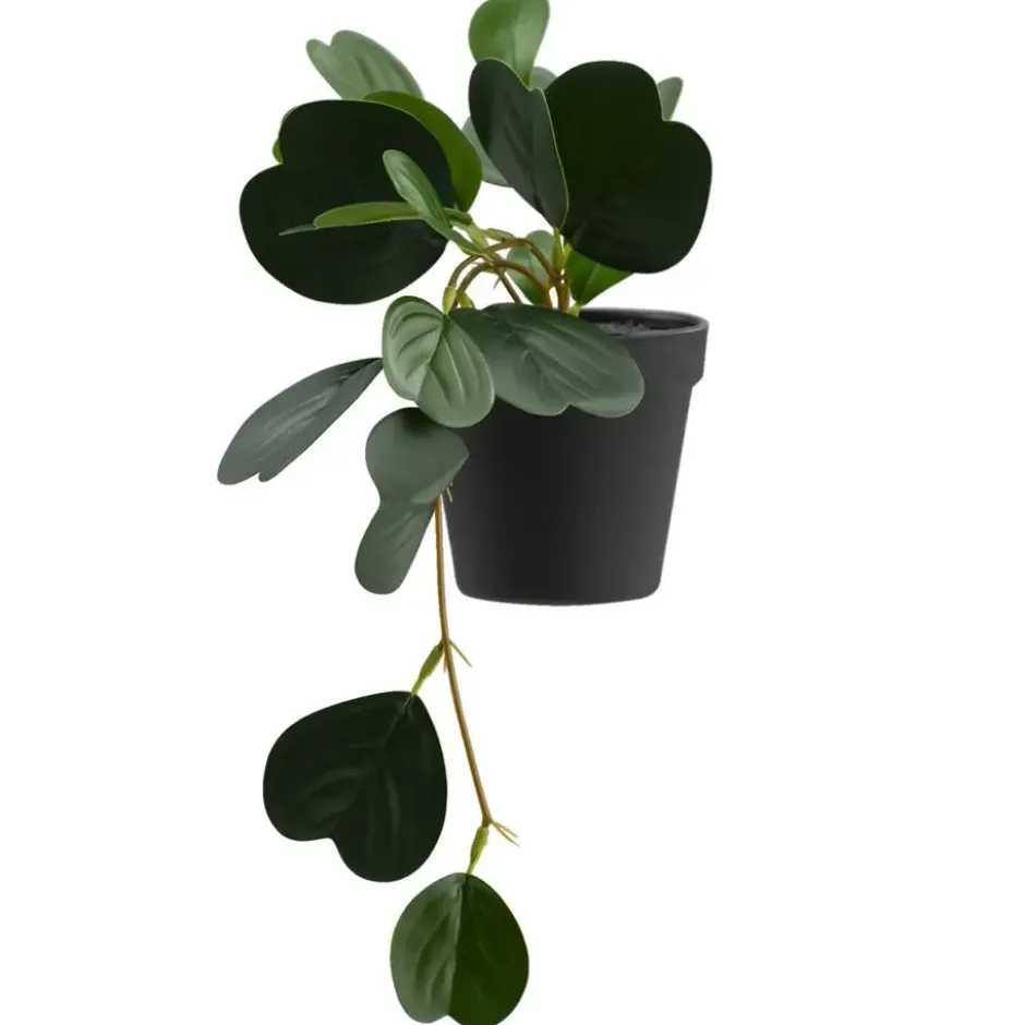 Kunstplant Japonica in pot - groen - 22 cm