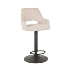 LABEL51 - Barstoel Fer - Beige - 52x50x110cm