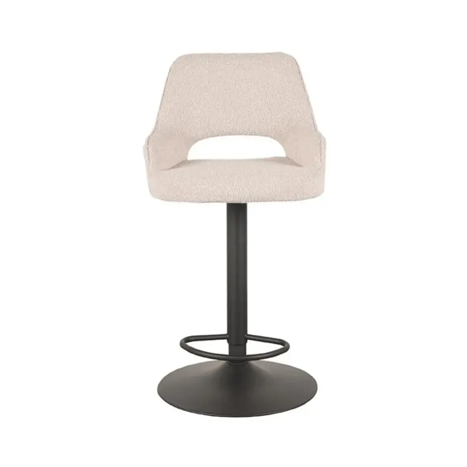 LABEL51 - Barstoel Fer - Beige - 52x50x110cm